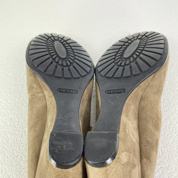 GEOX RESPIRA suede leather wedge with buckle strap - EU 41 / US 10.5 - Picture 13 of 13